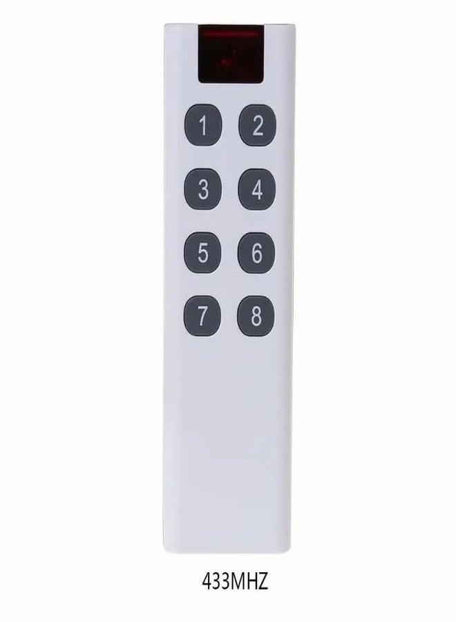 protium 8 Keys Multi Purpose Custom 433 MHz RF Remote Control for Smart Switches and Controllers (Can't Copy/Clone Other RF remotes) - Image 4